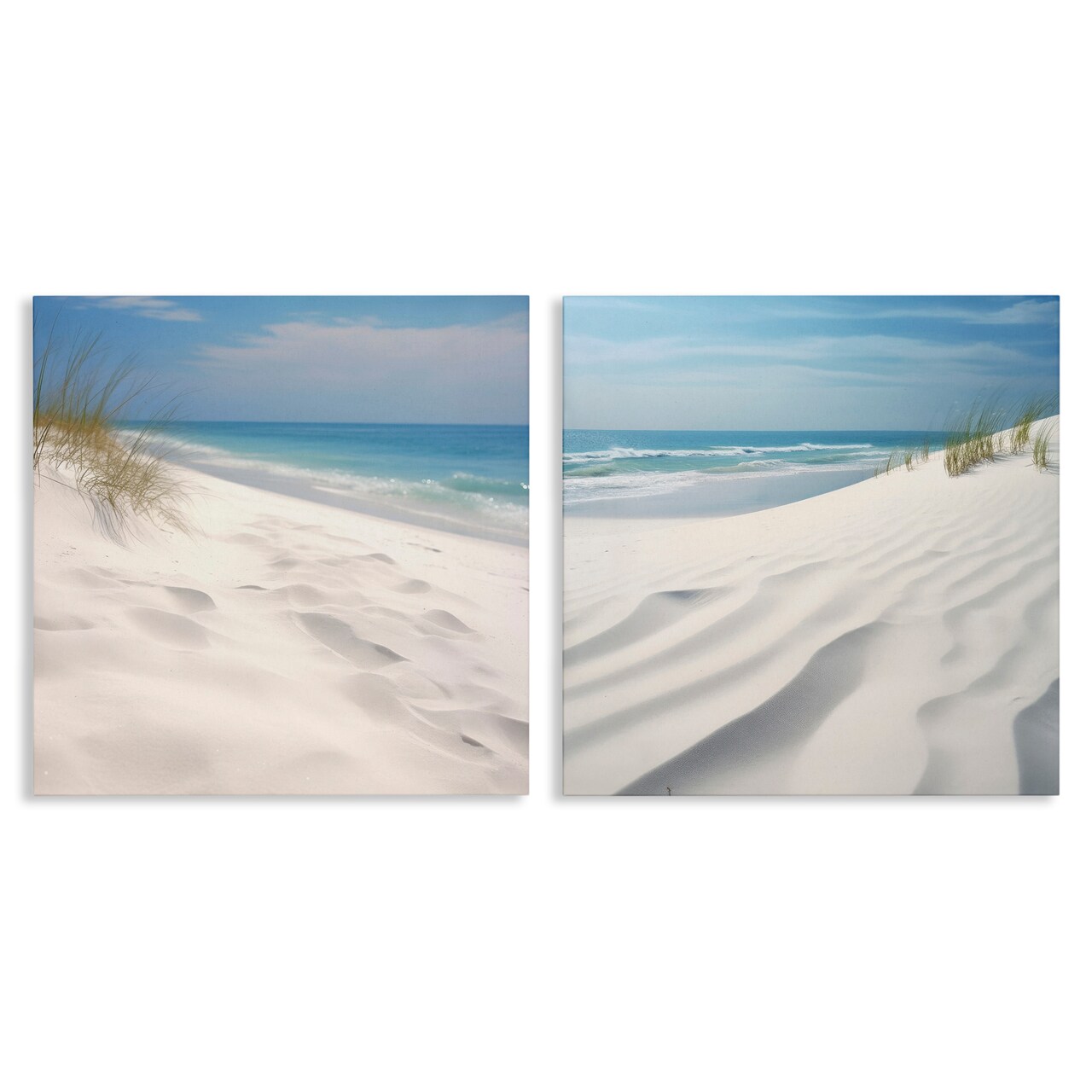 Stupell Industries Serene Beach Sand Dune 2 pc Canvas Wall Art Set Design by Lazar Studio